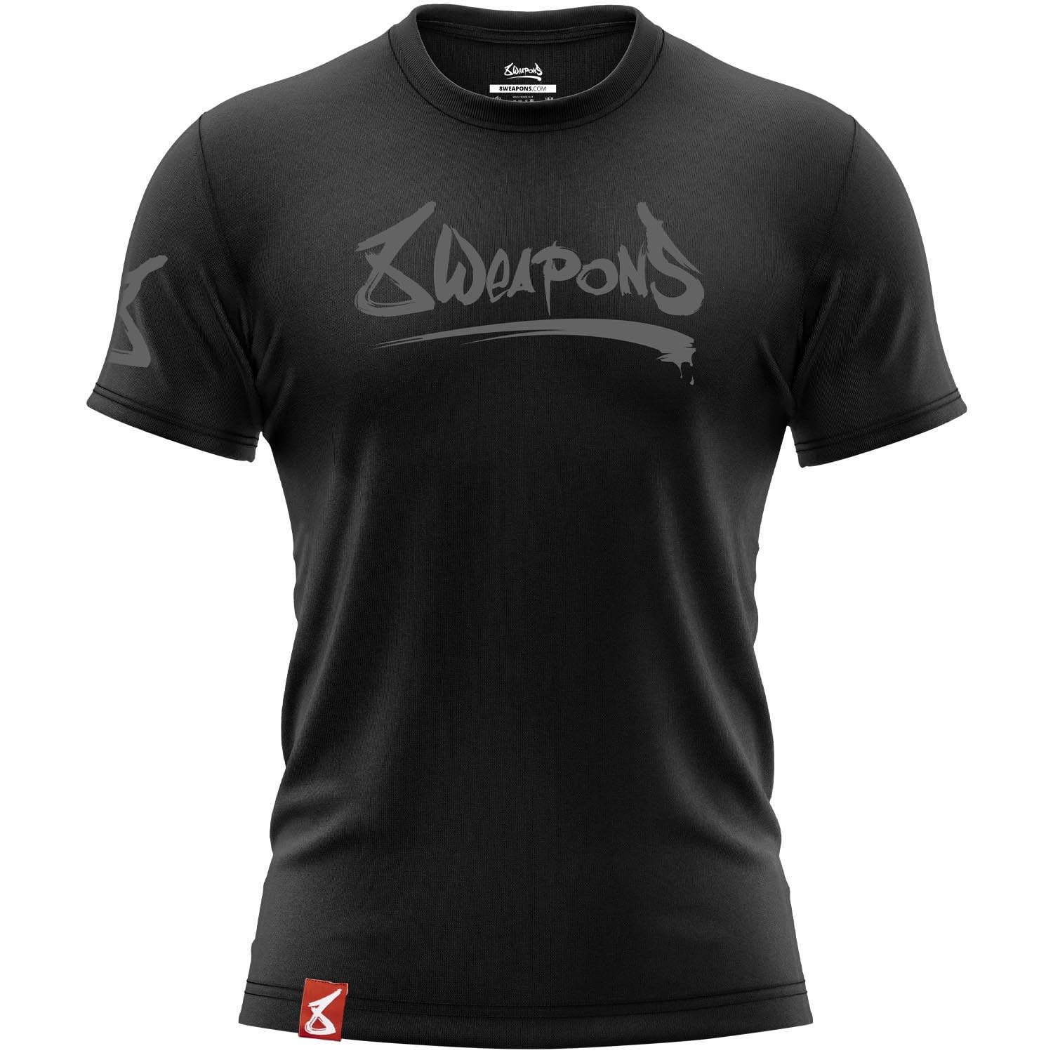 8 Weapons T-Shirt, Unlimited 2.0, schwarz-matt (XXL)