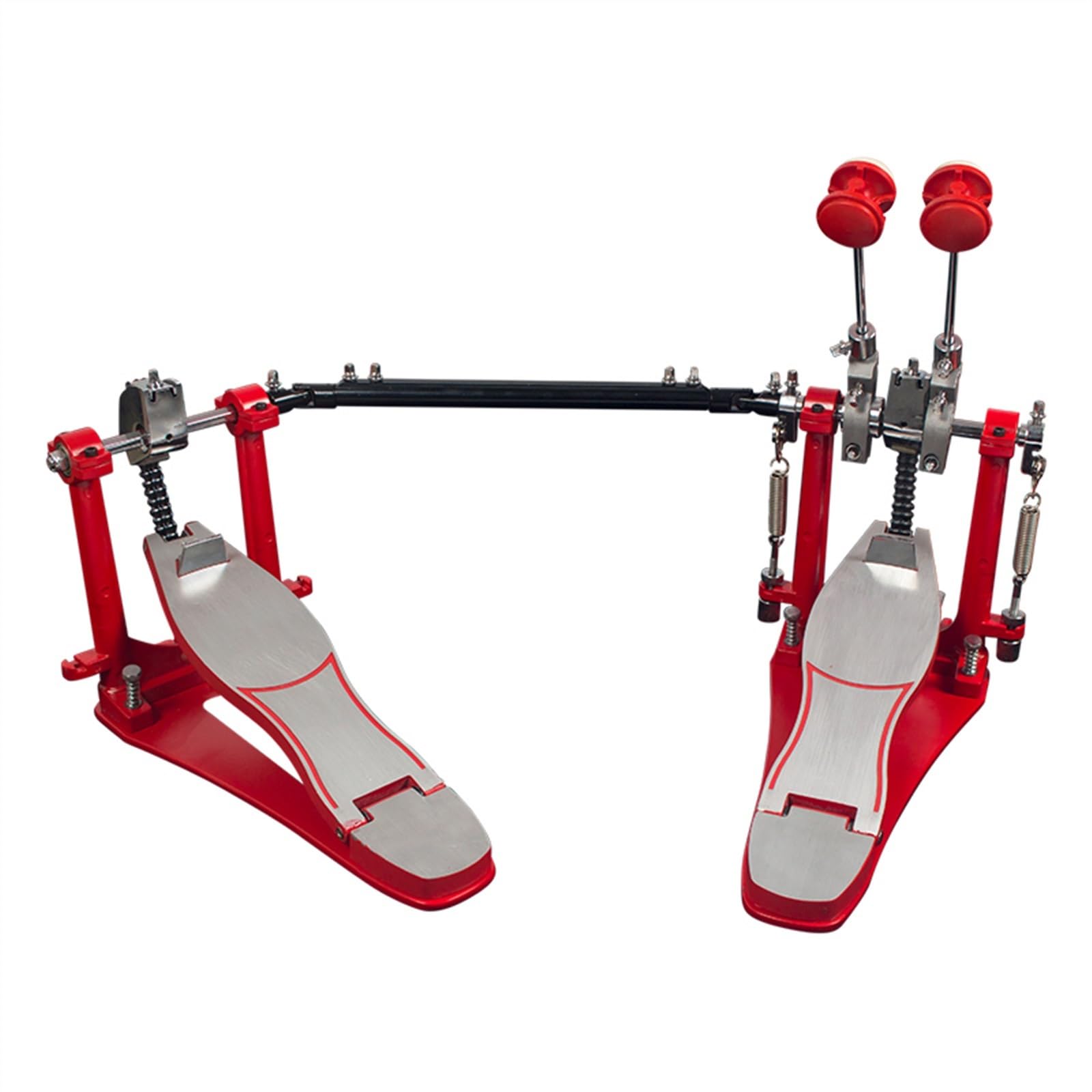 Drum Double Step Hammerpedal Double Chain Cam Double Pedal Zubehör Jazz Drum Step Hammer Bass drum-Pedal für Anfänger