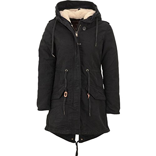 Jet Lag Damen Winterparka FW120 XL-Kapuze black 2 L