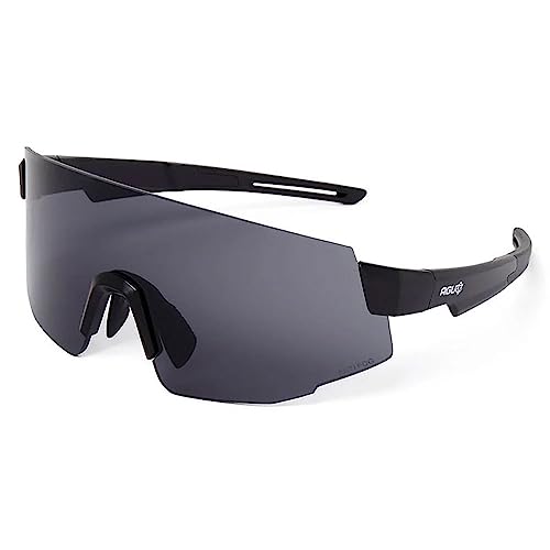 AGU Unisex-Adult Nero Occhiali Vigor Con Lenti UV400 Fumé Anti, Einheitsgröße