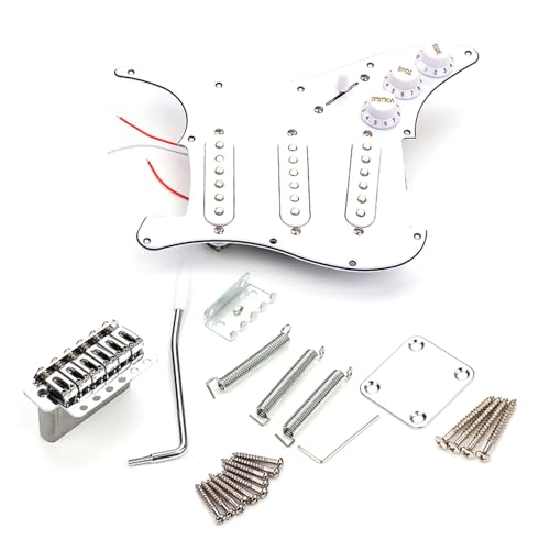 E-Gitarren-Schlagplatten-Set, Gitarrenbrücke, geladen, vorverdrahtet, Schlagbrett, Single-Coil, E-Gitarrenzubehör, Gitarren-Tonabnehmer, Schlagbrett