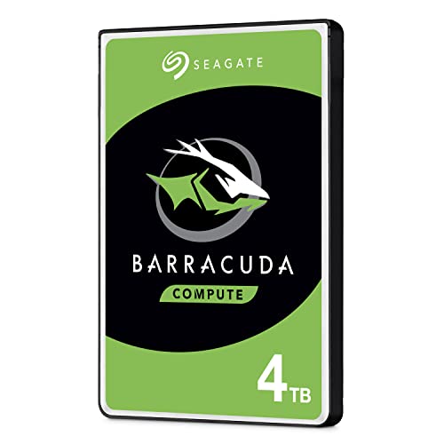 Seagate ST4000LM024 BarraCuda 4 TB intern Festplatte (6, 35 cm (2, 5 Zoll), 15 mm dünn, 5400 u/min, 128 MB Cache, SATA 6 Gb/s, silber, Bulk)