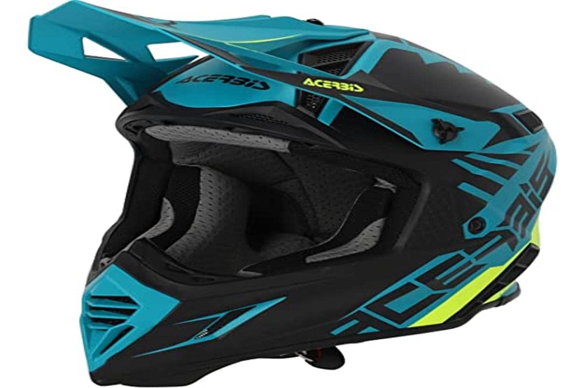 Acerbis X-Track 2023 Motocross Helm (Green/Black,S (55/56))