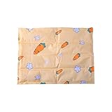 Rysmliuhan Shop Kühlmatte Für Katzen Kühldecke Für Hunde Hundekühlung Cooles Hundebett Hund Kühlen Pad Katzenkühlmatte Coole Matte für Hund Haustier Mat Carrot,l