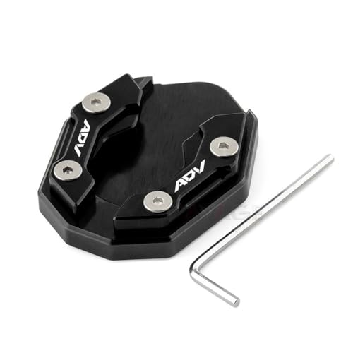 BOEYDSE88 Motorrad-Seitenständerpolster Für H&ONDA ADV 150 350 PCX 125 150 160 Motorrad Ständer Seite Stehen Unterstützung Vergrößern Verlängerung Platte Pad ADV150 ADV350 PCX150(ADV-2)