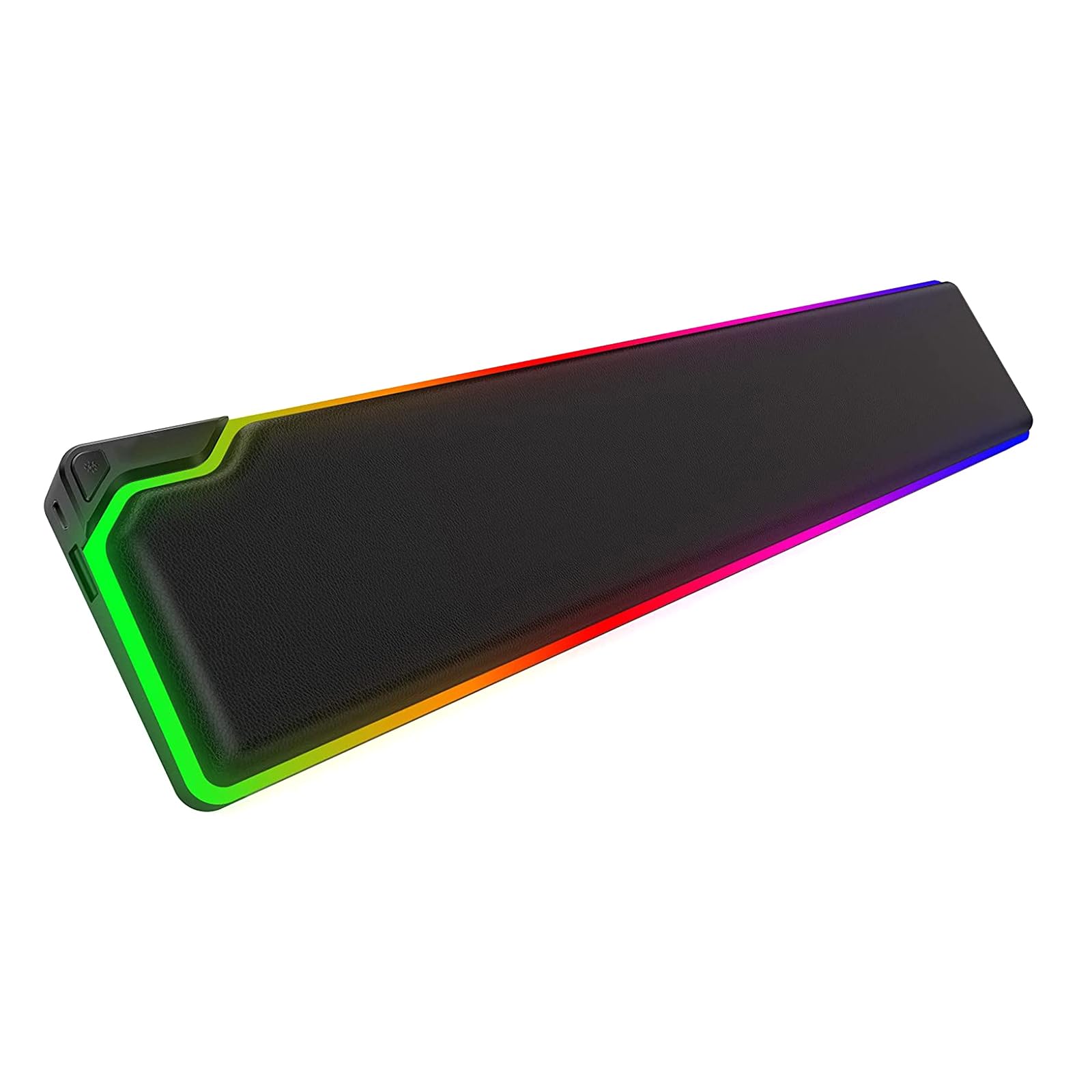 Avejjbaey Memory Foam Füllung Langlebige Desktop Tastatur Maus Handgelenk Matte LED RGB Licht Maus Handgelenk Pad Komfortable Touch