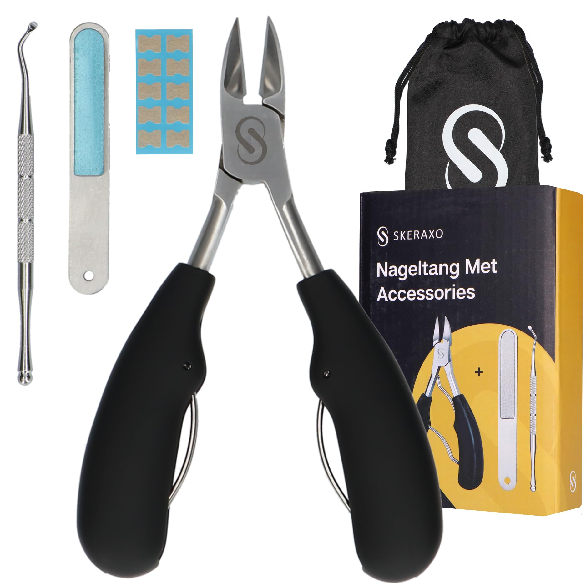 Nailcutter Pro - Professionelle Nagelknipser - Nagelschere - Nagelzange für Nagelpilz und Ecken - Eckzange mit Doppelübertragung - Starke Doppelscharnierzange