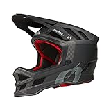 O'NEAL | Mountainbike-Helm | MTB Downhill | Dri-Lex® Innenfutter, IPX® Aufprallabsorptionstechnologie, leichte Kohlefaserschale | Blade Carbon IPX® Helmet V.22 | Erwachsene | Schwarz Carbon | Größe M