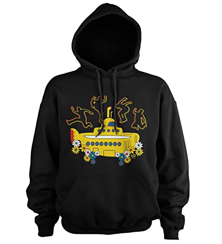 The Beatles Officially Licensed Yellow Submarine Big & Tall Hoodie (Black) 5X-Large