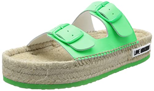 Love Moschino Damen Ja28123g1gid081039 Mule, grün neon, 39 EU