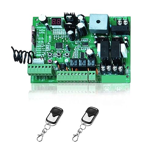 Elektrisches Toröffnungsset, Universelle 24-V-Platine for den automatischen Doppelarm-Schwenktoröffner, Steuerplatine, intellintes Kontrollzentrumssystem(2 remote 24v)