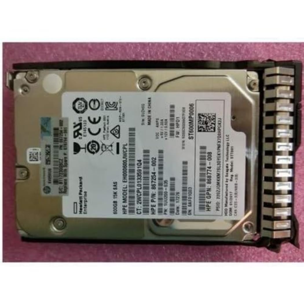 Hewlett Packard Enterprise 870795-001 Disco Duro INTERNO 2.5" 900 GB SAS