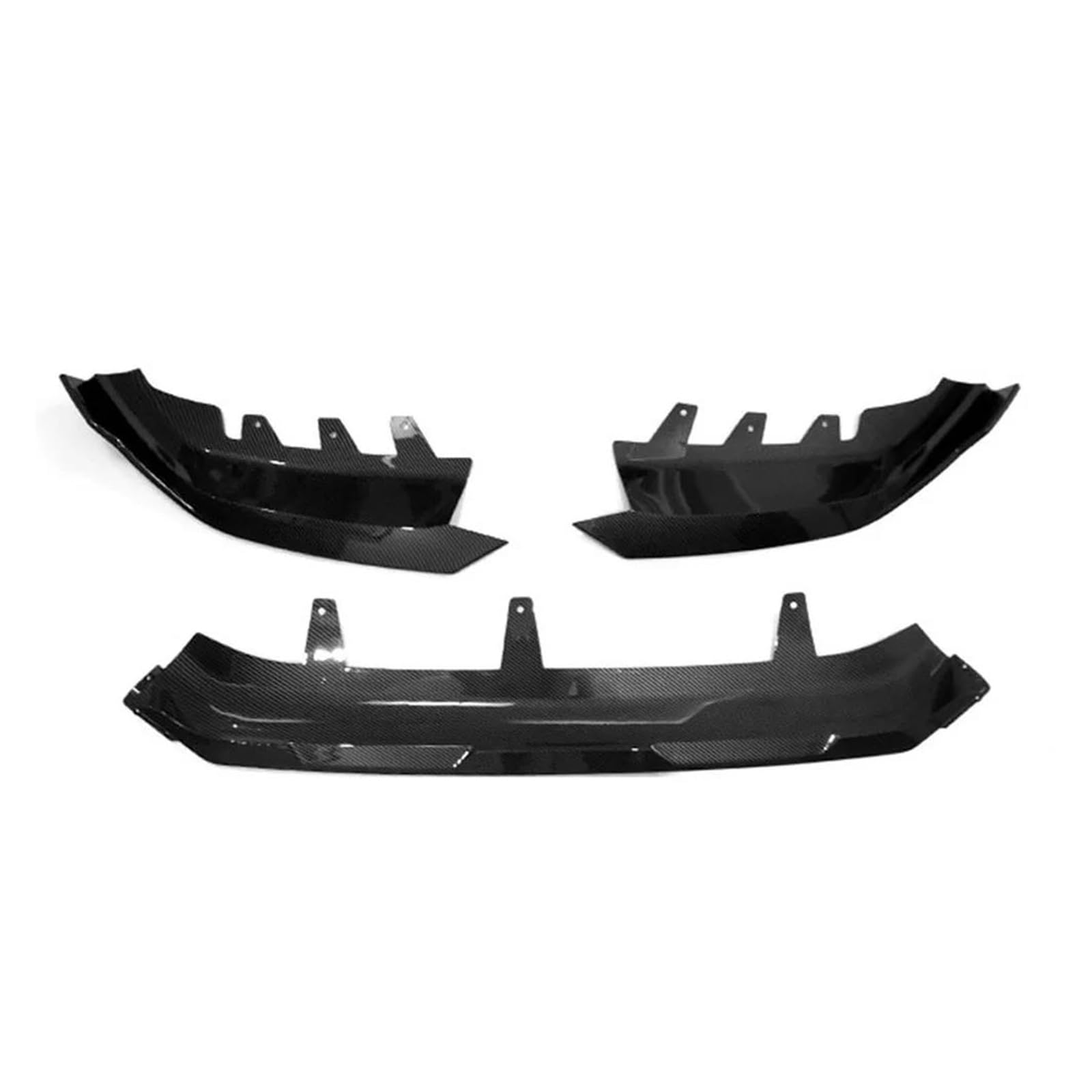 Frontspoiler Lippe Für X1 U11 2023 Dreistufige Frontlippe Splitter Spoiler Seite Untere Splitter Body Kit Frontstoßstange Spoiler(Carbon Printed.)