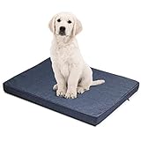 BoutiqueZOO Hundematratze für Hunde | XL: 120 x 100 x 6 cm | Hundesofa Hundekissen Hundematte für groß und klein | Codurastoff | Elegant | Waschbar | Farbe: Blau