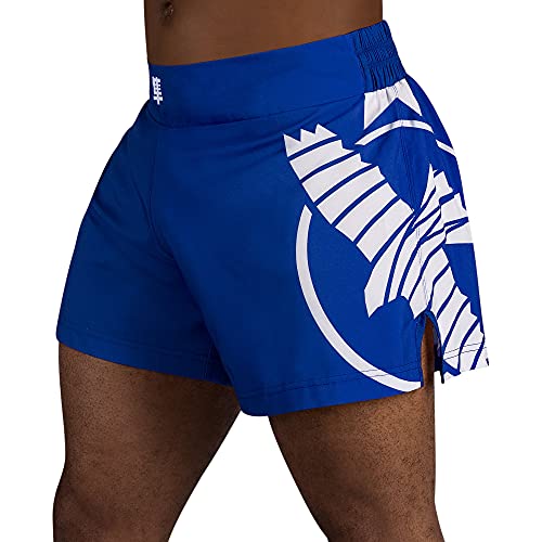 Hayabusa Herren Icon Kickboxen Shorts, Herren, Icon Kickboxing Shorts, blau, Large