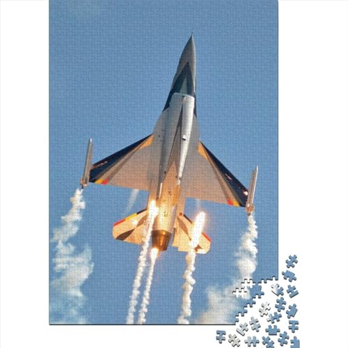 1000-teiliges Puzzle „Dropping Flares“, Puzzle für Erwachsene und Jugendliche, Holzbrett-Puzzle, Spielzeug, Denkspiel, Größe: 75 x 50 cm