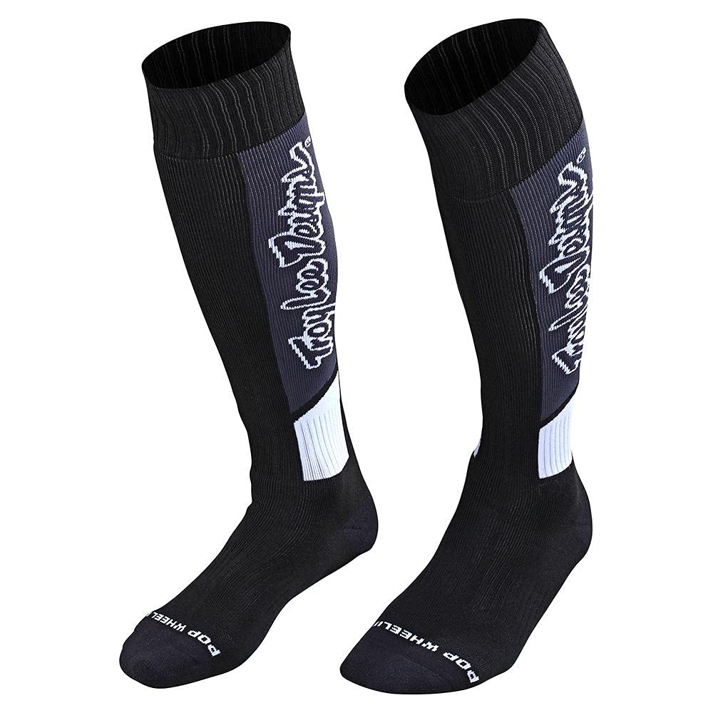 Troy Lee Designs GP MX Vox Coolmax Thick Motocross Socken (Black,6-9)