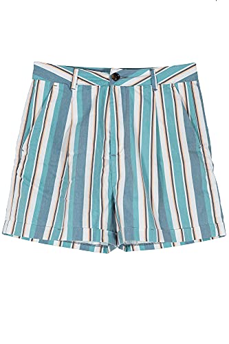 LTB Ciwazo Shorts Bermudas Kurze Hose Sommerhose Damen Baumwolle, Farbe:blau, Damengrößen:L