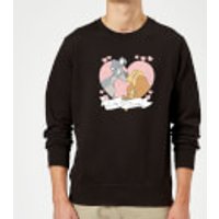 Disney Lady And The Tramp Love Sweatshirt - Black - M - Schwarz