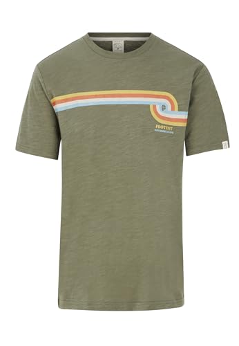 Protest Men T-Shirt PRTTHEBES Artichoke Green S