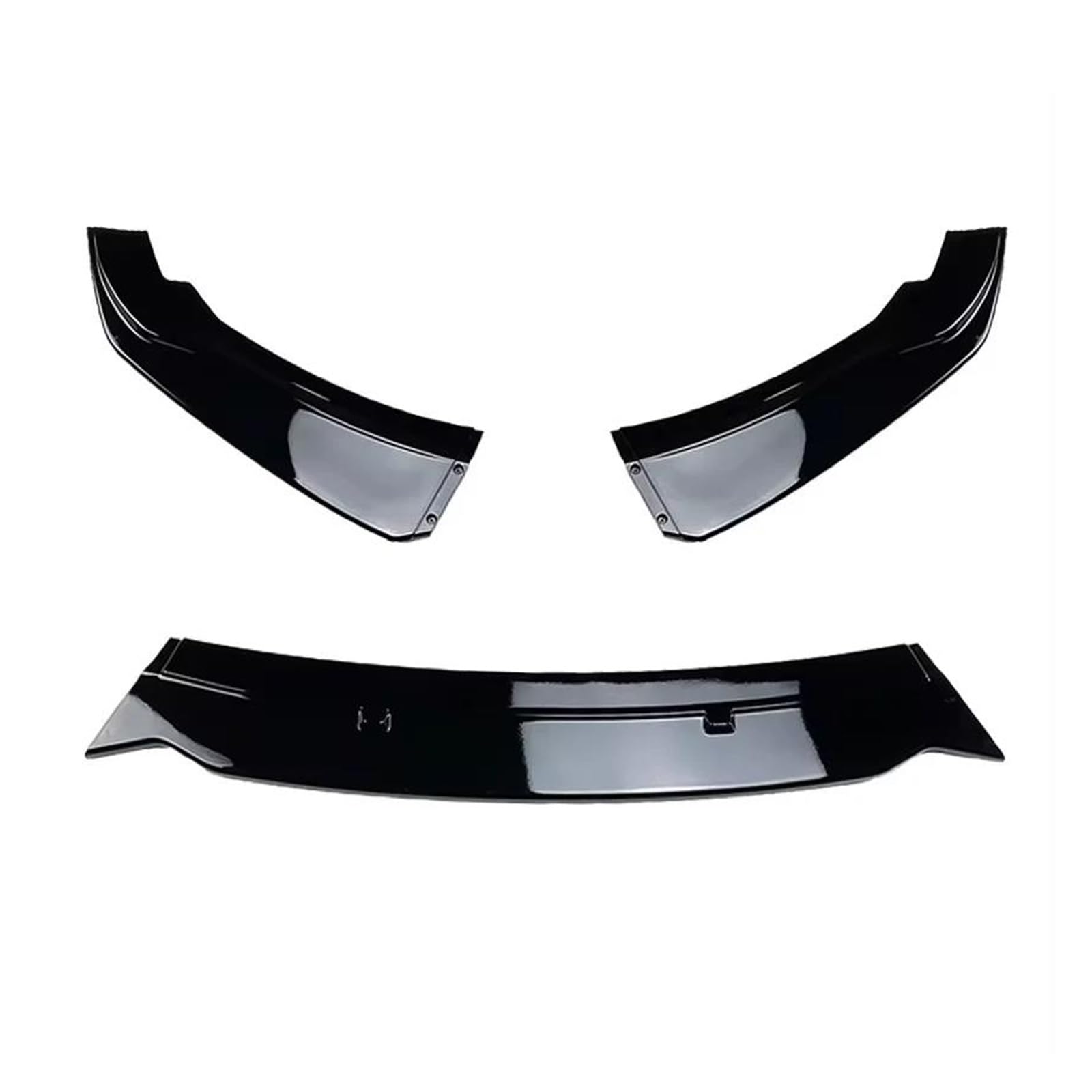 Splitter Auto Front Stoßstange Lip Body Kit Für F20 F21 116i 118i 120i 1 Serie 2011-2019 Spoiler Splitter PP Stoßstange Canard Lip Splitter Frontlippe(Gloss Black)