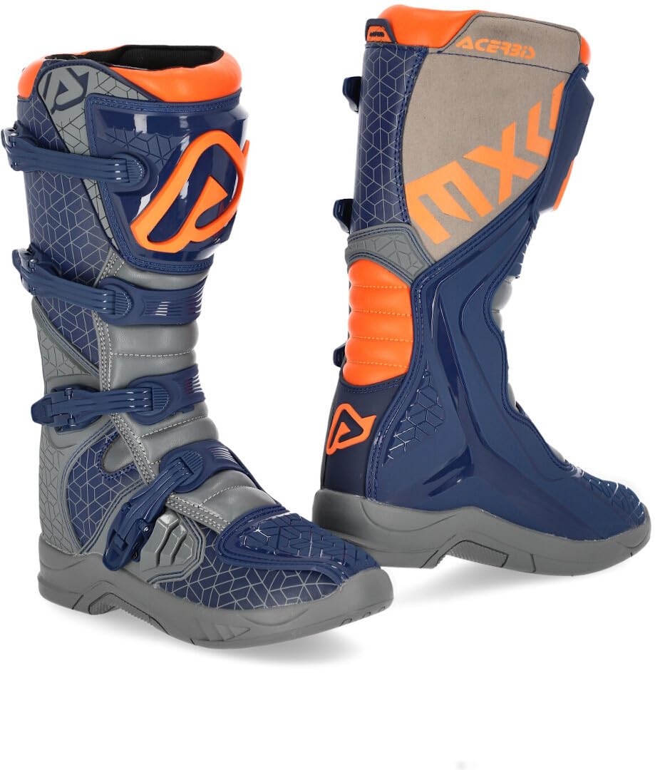 Acerbis Stiefel X-TEAM blau/grau T.40