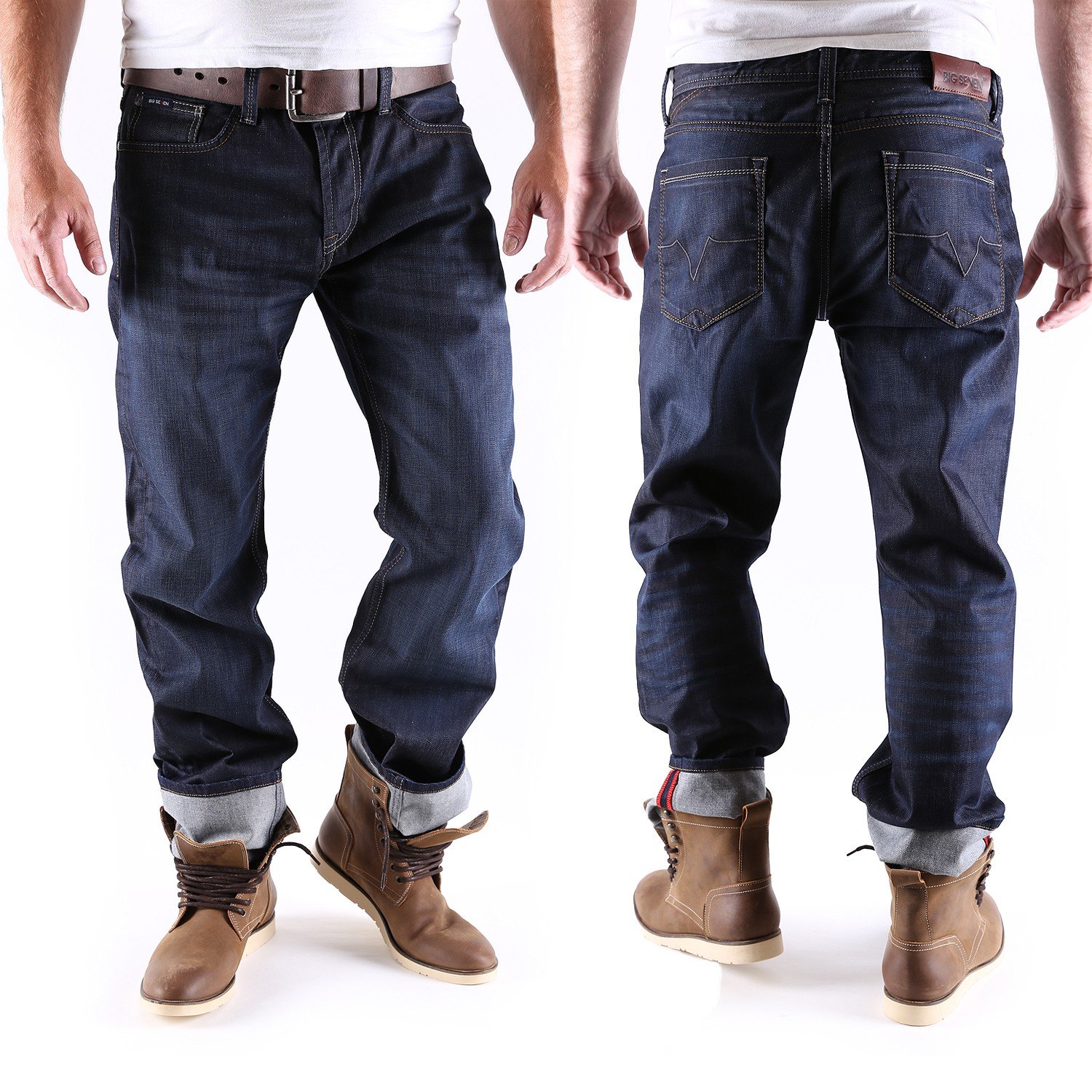 Big Seven Blake Dakota Wash Regular Fit Herren Jeans Hose, Hosengröße:W36/L30