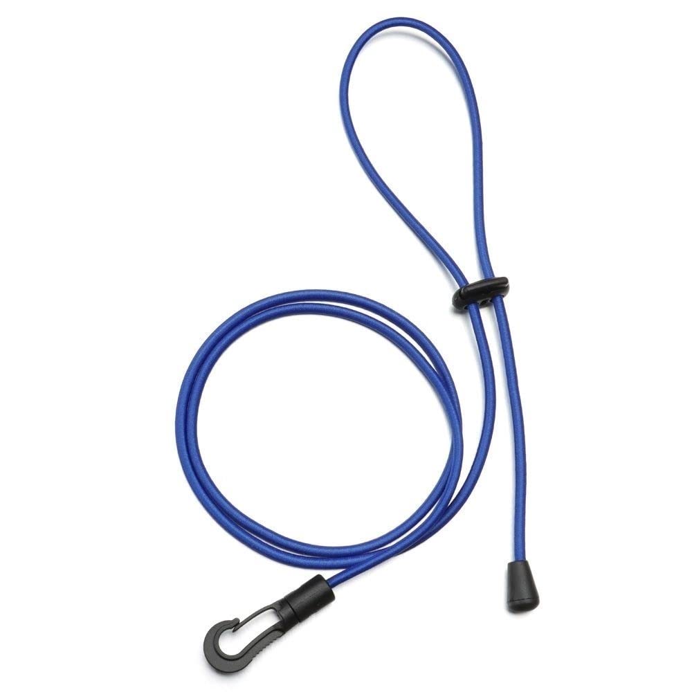 BFVAKBKYT Kajak Paddel Leine, 120 cm Outdoor Kajak Paddel Leine Kanu Seil Angelrute Leine Halter Ruderboote Sicherheit Festes Seil Zubehör Dehnbares Spiralband(Blue)