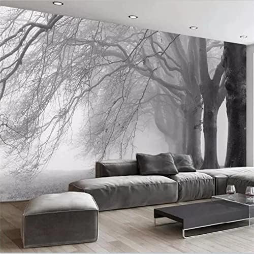 Schwarzer Und Weißer Abstrakter Baumschmuck 3D Tapeten Wanddekoration Fototapete Sofas Wohnzimmer Wandbild Schlafzimmer-400cm×280cm