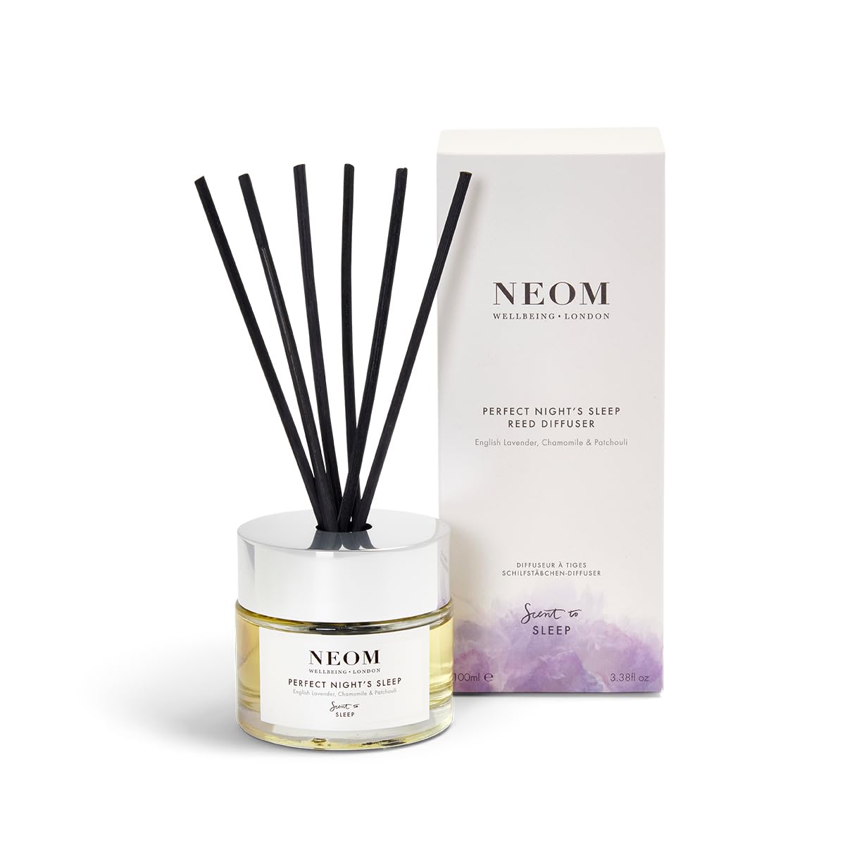 NEOM Perfect Night's Sleep Reed Diffusor (100ml) – Scent to Sleep Range