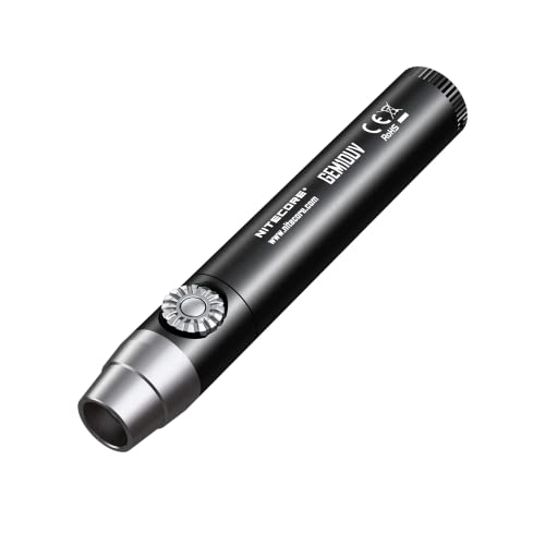 Nitecore GEM10UV-800 Lumens Lampe Eleologie Unisex Erwachsene, Schwarz