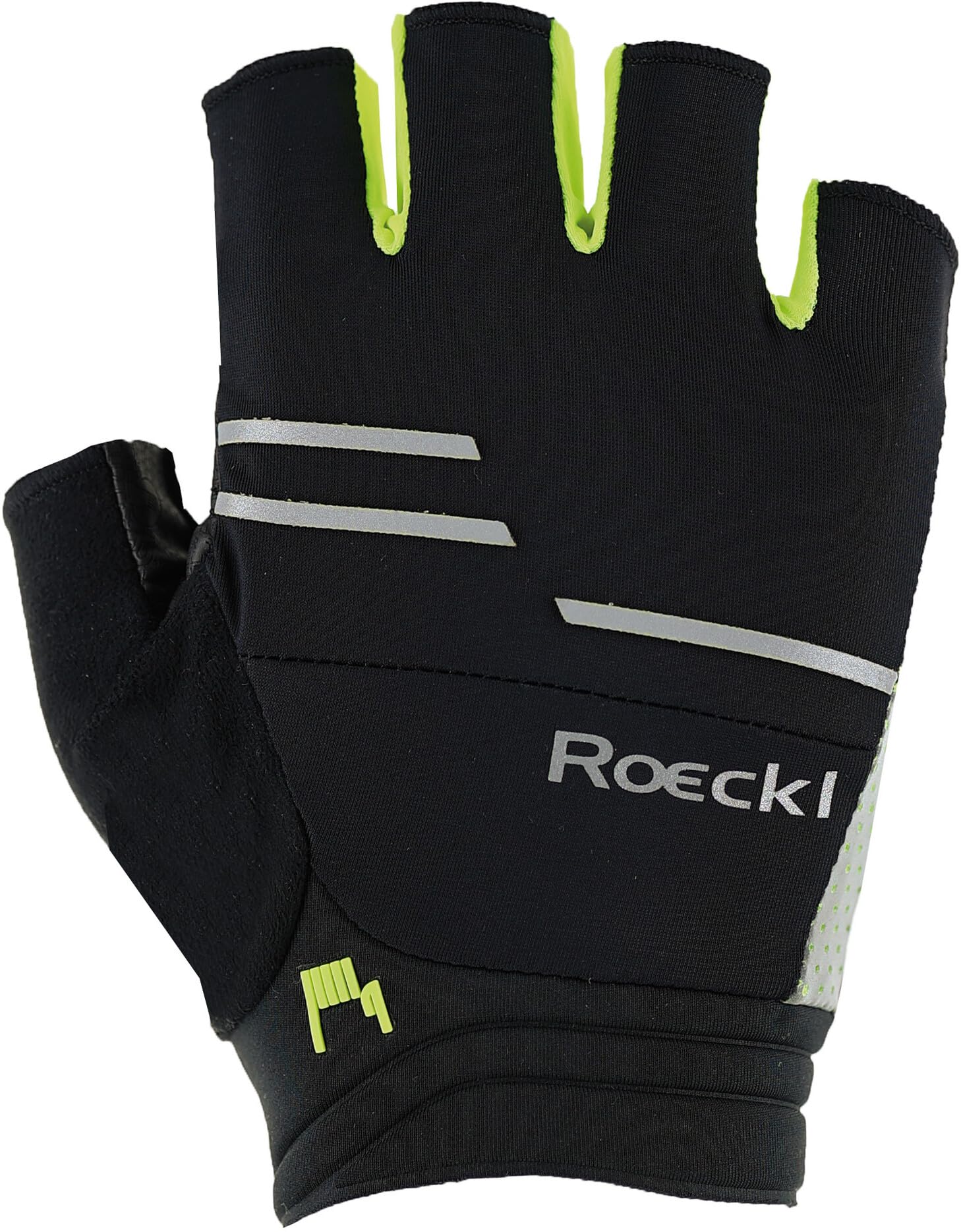 Roeckl Iguna Fahrrad Handschuhe kurz schwarz/gelb 2024: Größe: 9.5