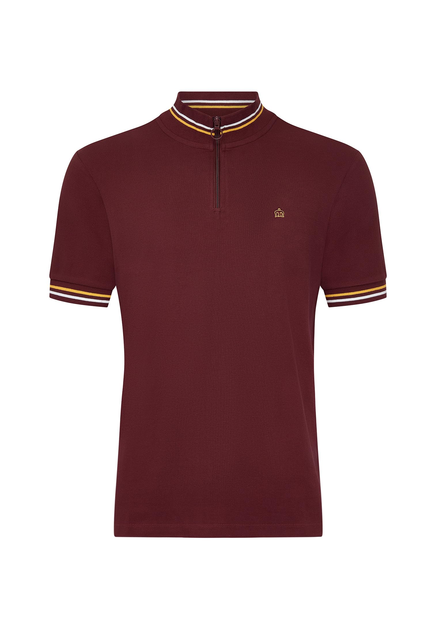 Merc Herren Colliford Poloshirt, Burgunderrot, M