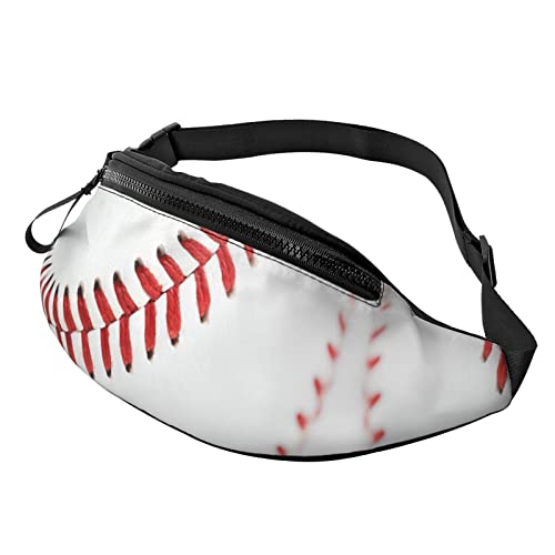 Baseball-Spitzen-Hüfttasche für Damen und Herren, Hüfttasche, Reisen, Yoga, Fitnessstudio, für Outdoor, Workout, Sport, Reisen, Laufen, Schwarz , Einheitsgröße