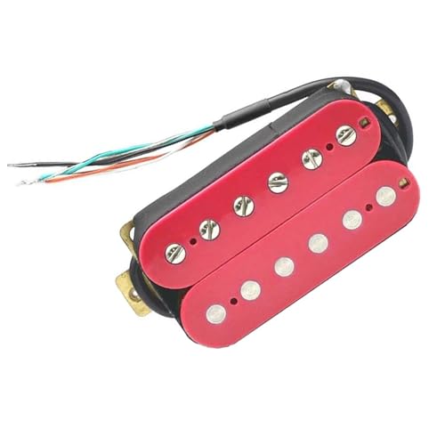 Rosa E-Gitarre Humbucker Bridge Pickup Kunststoffspule verstellbare Schraube Gitarrenteile Single-Coil-Tonabnehmer