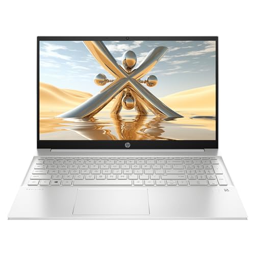 HP Pavilion Laptop, 15,6" FHD Display, AMD Ryzen 7 7730U, 64 GB DDR4 RAM, 1 TB PCIe SSD, AMD Radeon Graphics, QWERTZ Tastatur, Windows 11 Home, Silber- NPO Rucksack