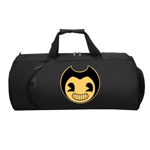 Cabin Bag Anime, Reisetasche Faltbar Kabinengepäck, Tote Bag füR Sport Reisen Gym Urlaub Flugzeug(Black 2)