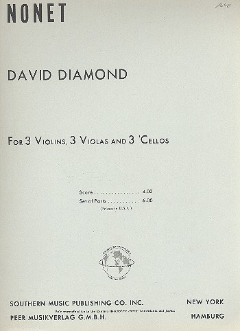 Nonet: for 3 violins, 3 violas and 3 violoncellos