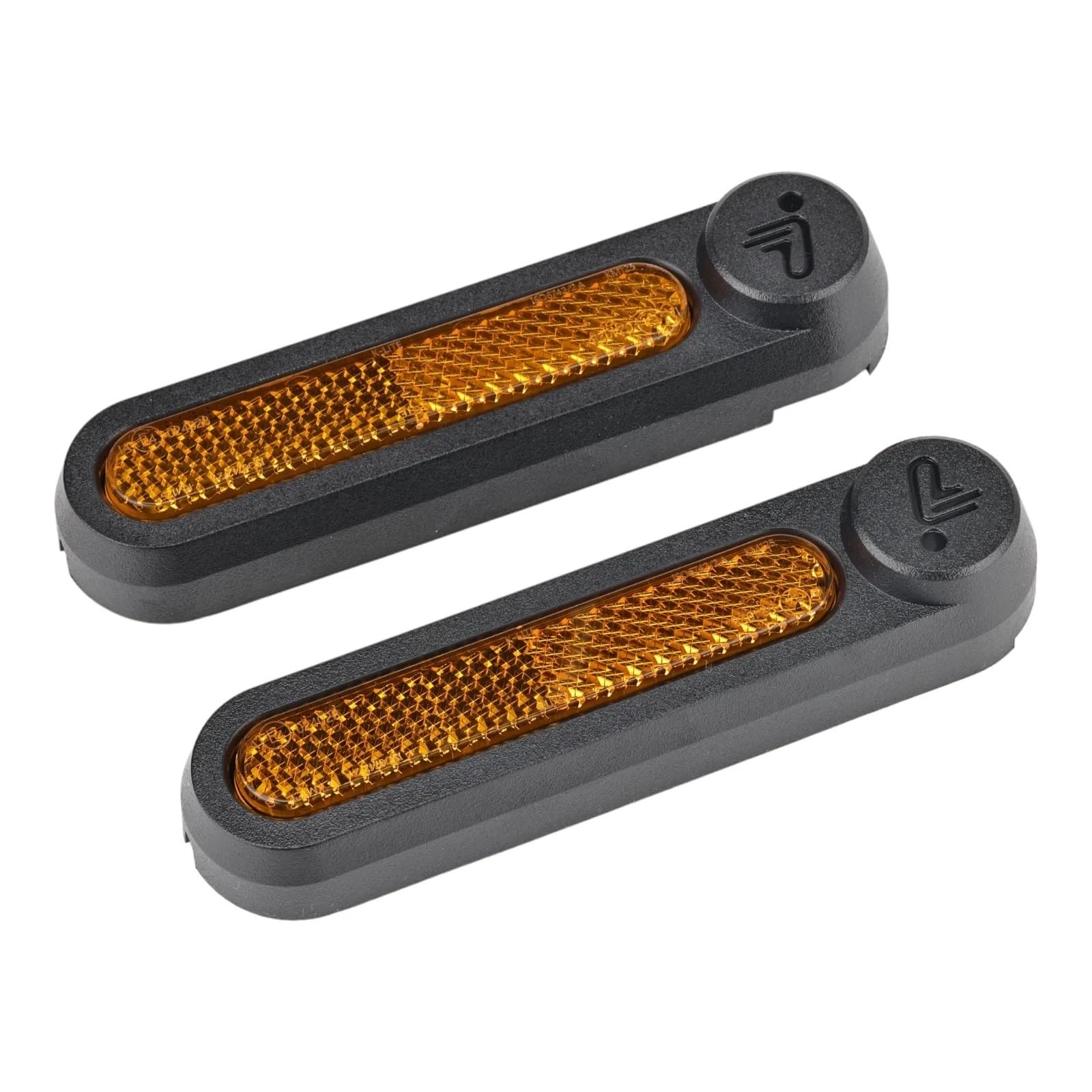 Jodriva Reflektierende Abdeckung, for Ninebot, F2 KickScooter F2 Plus F2 Pro Elektroroller Hinterradschutz Reflektorschale Radabdeckung für Elektroroller(1 Left 1 Right)