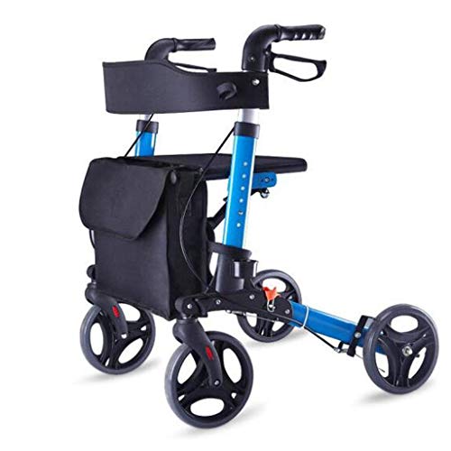 Gehhilfen, Rollatoren/Gehgestelle Gehhilfe-Rollator/Gehhilfe-Rollator für ältere Menschen, Einkaufsrollator/Gehhilfe-Rollator mit Sitz und Korb, Gehhilfe für ältere Menschen, Rollator-Wagen, alter