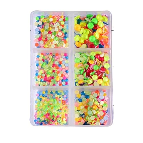 Bulk Flatback Strasssteine, Kristall Hotfix, 1440 stücke Glitter Neon Hot Fix Strass Strass Diamant DIY Nähzubehör Kristalle Diamantes(Mix Color box,SS10)