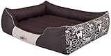 Hobbydog PRENAP11 Hundebett Hundesofa Hundekorb Tierbett Prestige Untertitel, Größe XL, 85 x 65 cm, braun