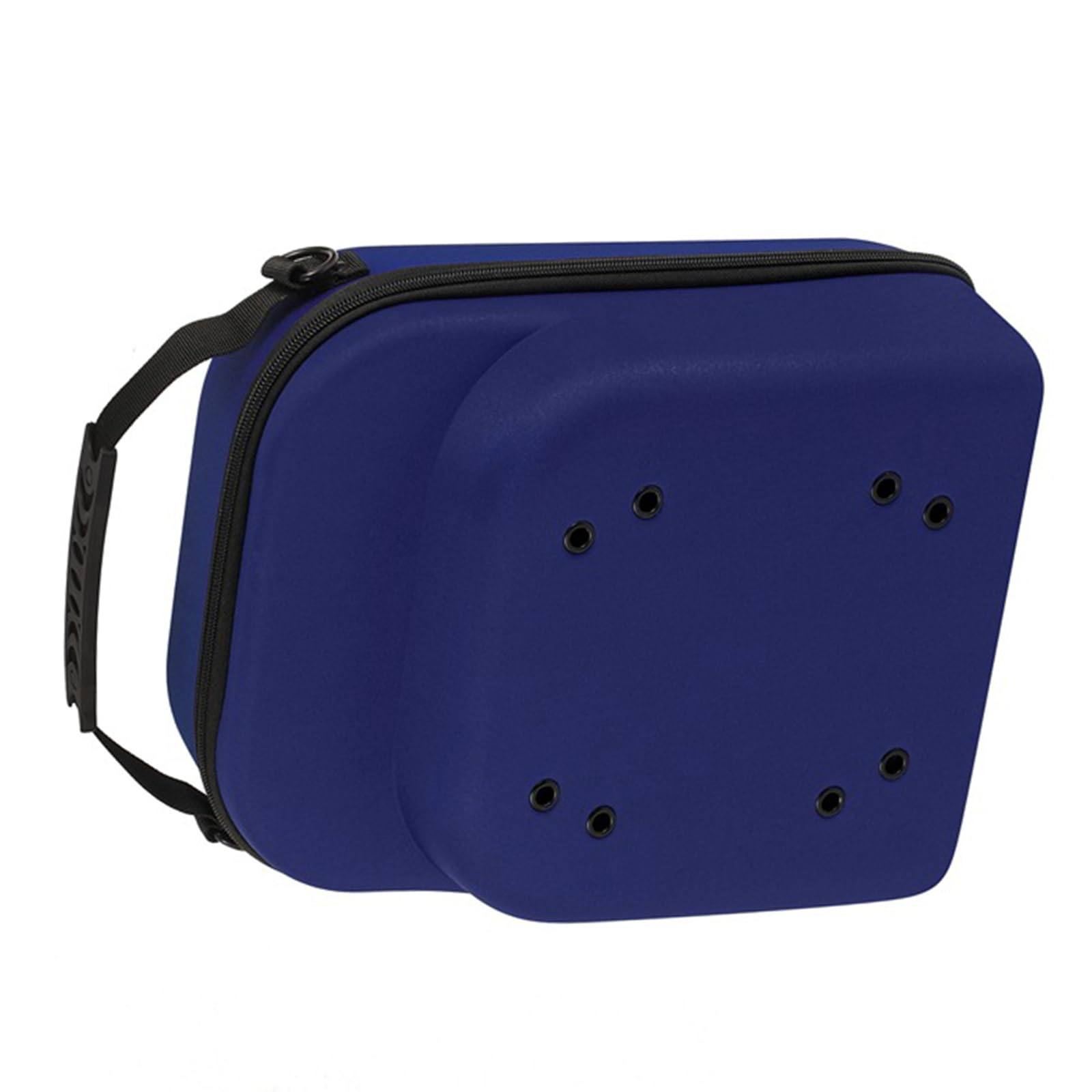 MEELYHOME Hartschalenkoffer für Baseballkappen, Organizer für Reisen und Zuhause, Handgepäcktasche mit Tragegriff, blau, 33*26*14cm