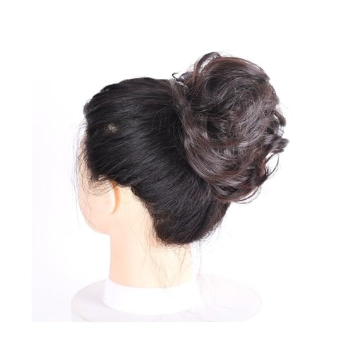 Haarteile Haarknoten Lockiger, unordentlicher Haarknoten, Chignon, Donut, Haarpolster, elastisches Haar, synthetisches Haarteil for Frauen Brötchen Haare(4)