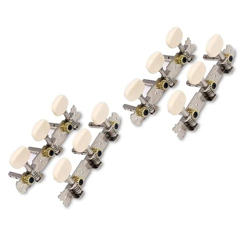 Strings Tuning Pegs Mechaniken Für Gitarre 3L 3R Vintage Gitarre Stimmwirbel Stimmschlüssel Stimmgerät Einzelloch für klassische Gitarre