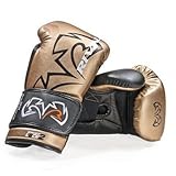 Rival rs11 V-evolution Gold Sparring Boxhandschuhe – Klettverschluss, 453,6 g (16 oz)