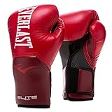 Everlast Unisex – Erwachsene Boxhandschuhe Pro Style Elite Glove Handschuhe Flammen Rot 14oz