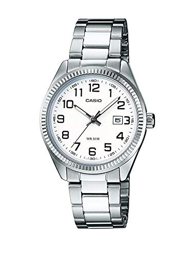 Casio Damen Analog Quarz mit Edelstahl Armbanduhr LTP 1302PD 7BVEF