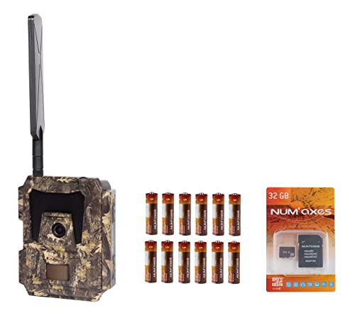 Package Includes: PIE1046 Trail Camera + Batteries (x12) + 32 GB SD Card