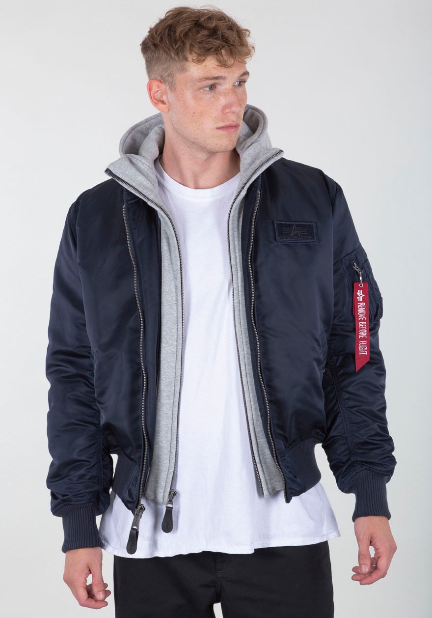 Alpha Industries Bomberjacke "MA-1 D-TEC", mit Kapuze